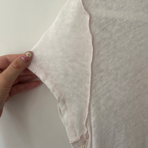 WE THE FREE | Relaxed Tart White Tee with Lime Graphic - Picture 5 of 15